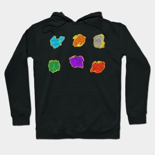 Legends of the Hidden Temple Teams Scribble Set Hoodie